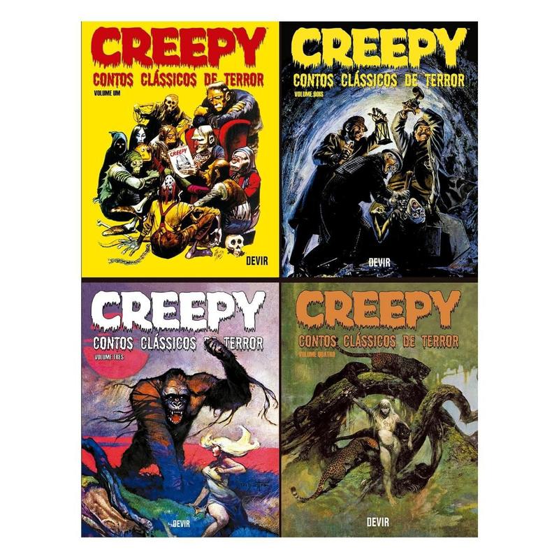 ●THE TERRORISTS Pack Creepy: Contos Clássicos do Terror Vol. 1 A 4 - HQ